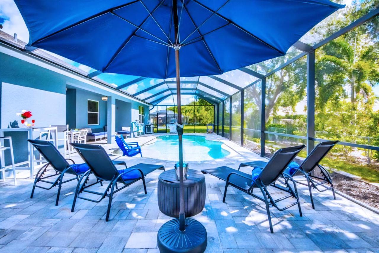 Beautiful Cape Coral Oasis! King Bed, Bbq, Heated Pool, Pvt Yard & Much More! Eksteriør bilde
