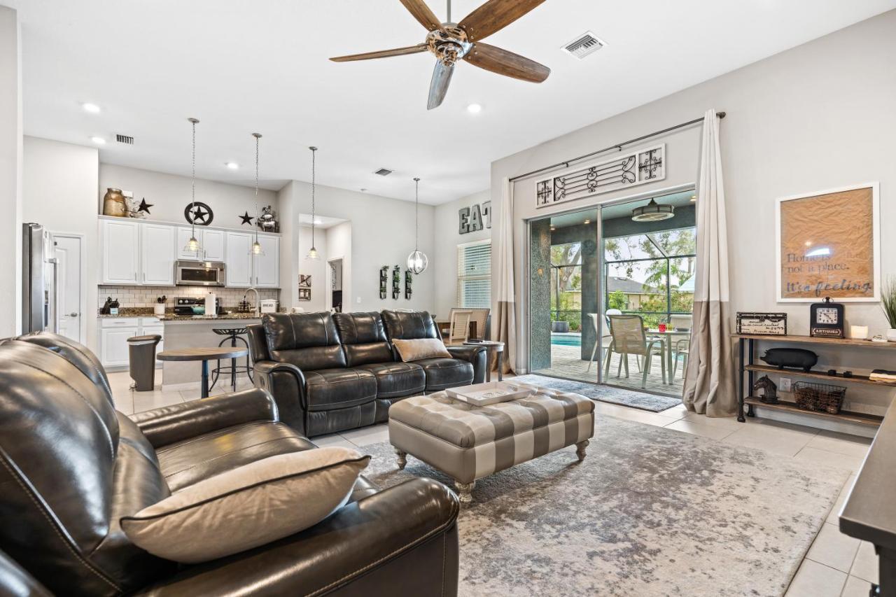 Beautiful Cape Coral Oasis! King Bed, Bbq, Heated Pool, Pvt Yard & Much More! Eksteriør bilde